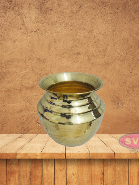 Brass Pooja Kalash or Sombu / 600 ml