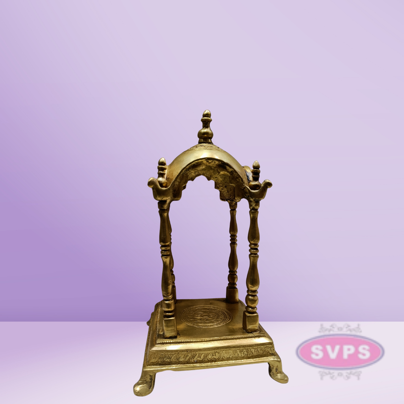 Brass Pooja Mandir for Home Decor