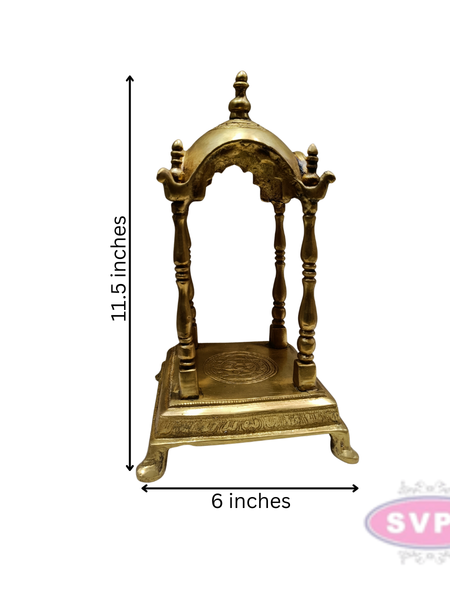 Brass Pooja Mandir for Home Decor