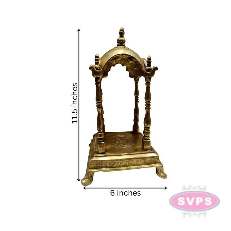 Brass Pooja Mandir for Home Decor