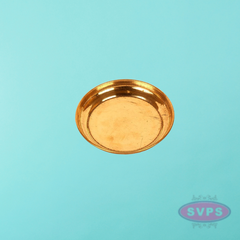 Brass Pooja Plate / 4 Inches (Pack Of 4)