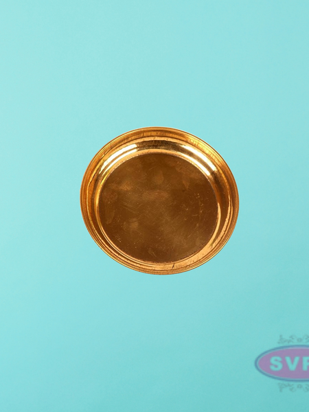 Brass Pooja Plate / 4 Inches (Pack Of 4)