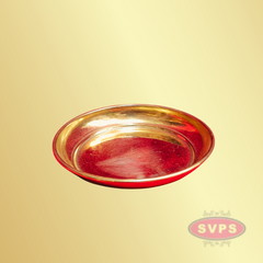 Brass Pooja Plate - 4.5 Inches Diameter