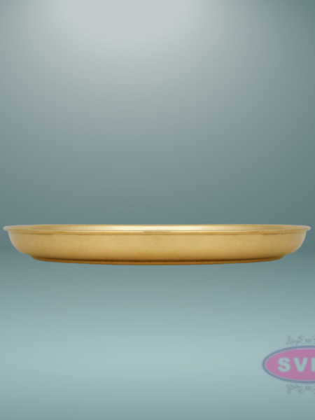 Brass Pooja Thali / Pooja Plate / 9 Inches