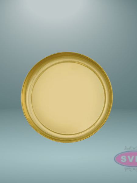 Brass Pooja Thali / Pooja Plate / 9 Inches