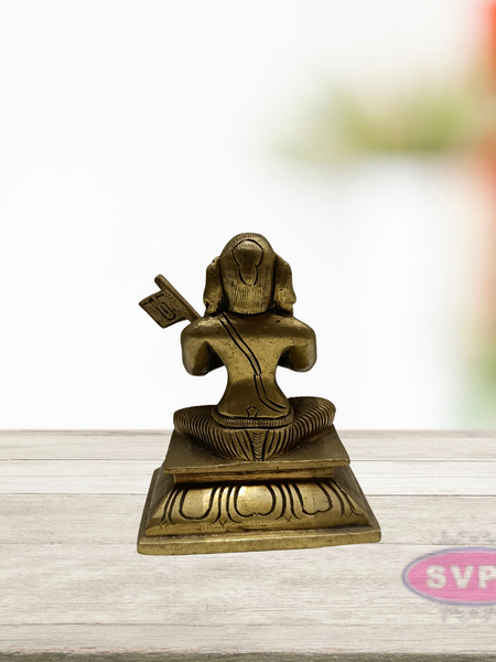 Brass Ramanujar / Ramanujacharya Statue / 5 inches