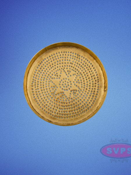 BrassRound Shape Star Design Sahassadhra Abhiseka Plate