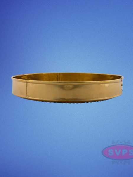 BrassRound Shape Star Design Sahassadhra Abhiseka Plate