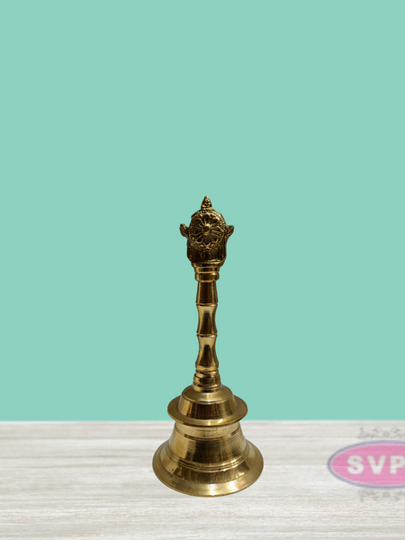 Brass Sangu Chakra Hand Bell / 6 Variants