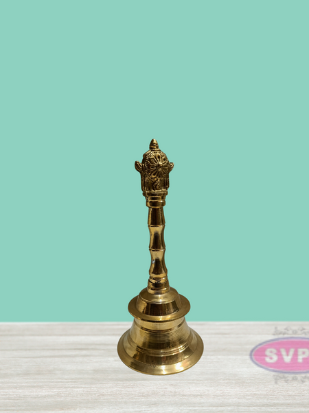 Brass Sangu Chakra Hand Bell / 6 Variants