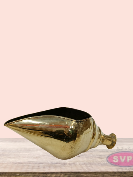 Brass Shankh / Sangu Aarti For Pooja / 11 Inches