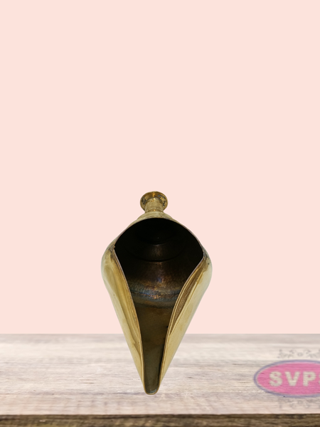 Brass Shankh / Sangu Aarti For Pooja / 11 Inches