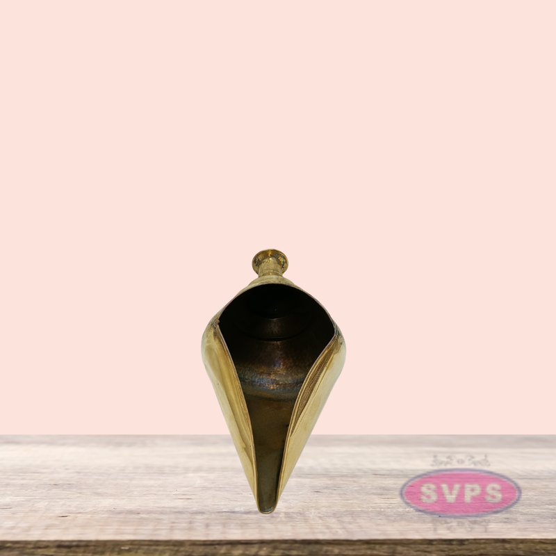 Brass Shankh / Sangu Aarti For Pooja / 11 Inches