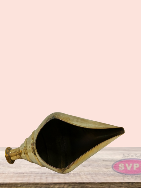 Brass Shankh / Sangu Aarti For Pooja / 11 Inches