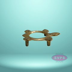 Brass Shankh Tortoise Design Stand