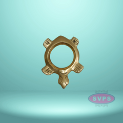Brass Shankh Tortoise Design Stand