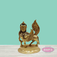 Brass Small Kamadhenu Cow Statue / 6 inches