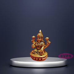 Brass Small Lakshmi Devi Idol For Home / Office / Temple / Mandir