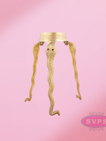 Brass Snake Design Naag Jalabhishek Stand