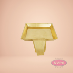 Brass Square Abisheka Plate / Tray