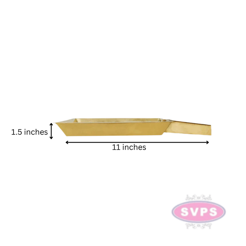 Brass Square Abisheka Plate / Tray