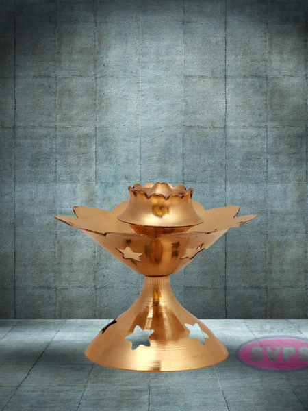 Brass Star Design Agarbatti Stand / Incense Stick Holder