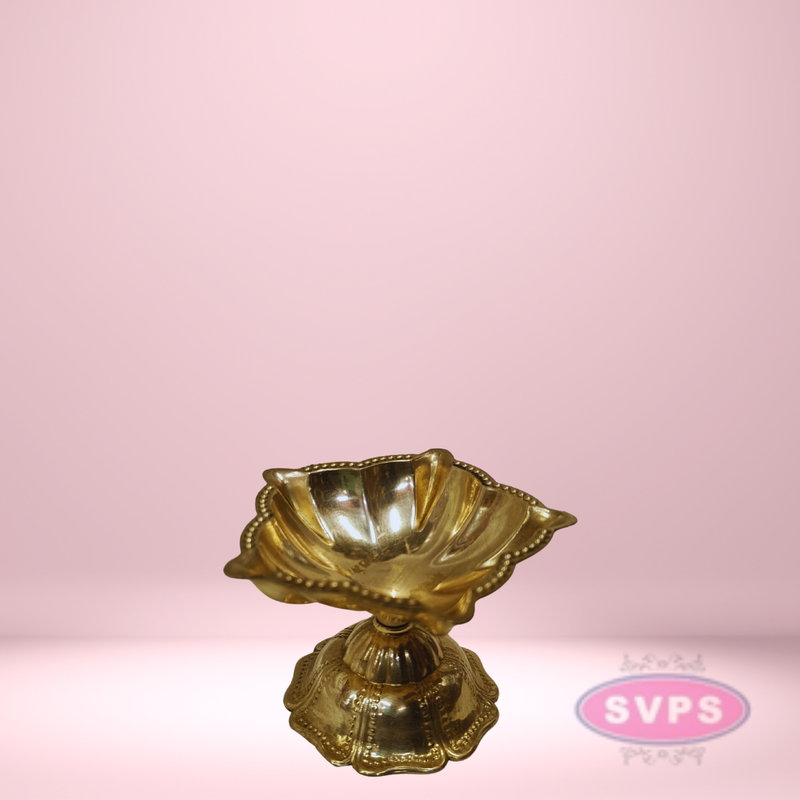 Brass Star Lamp With Base