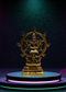 Brass Sudarsana  Charatazhwar  Narasimha Idol Front and Back