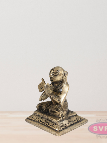 Brass Swami Ramanujar Idol / 2.5 Inches Height