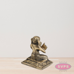 Brass Swami Ramanujar Idol / 2.5 Inches Height