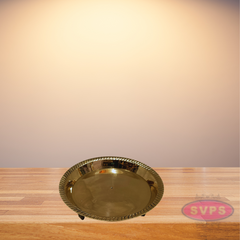 Brass Traditional Aarti Plate  Puja Thali