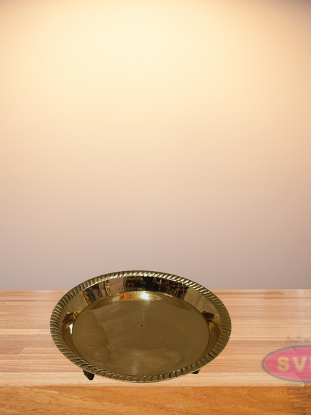 Brass Traditional Aarti Plate  Puja Thali