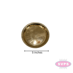 Brass Traditional Aarti Plate  Puja Thali