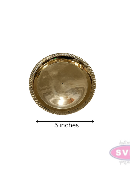 Brass Traditional Aarti Plate  Puja Thali