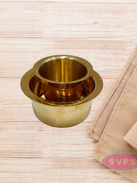 Brass Traditional Kumbakonam Coffee Dabara Davara Set