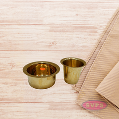 Brass Traditional Kumbakonam Coffee Dabara Davara Set