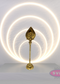Brass Traditional Lord Murugan Vel / Om Vel With Stand
