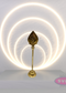 Brass Traditional Lord Murugan Vel / Om Vel With Stand
