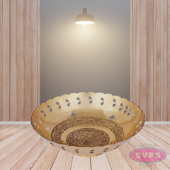 Brass Traditional Peacock Design Flower / Fruits / Pooja Bowl