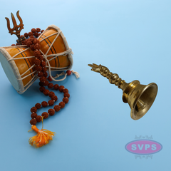 Brass Trishul / Sulam / Trisulam Hand Bell