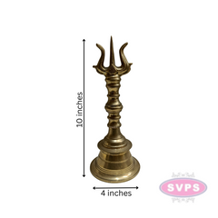 Brass Trishul / Sulam / Trisulam Hand Bell