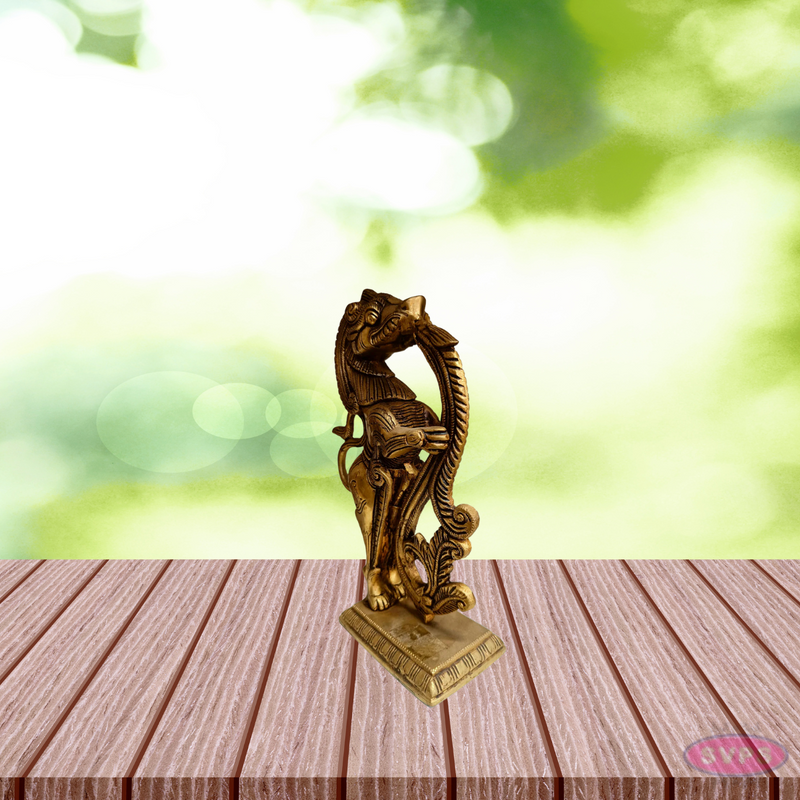 Brass Yalli / 9 inches/Home Decor