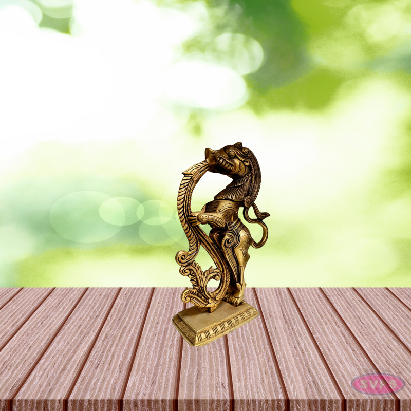 Brass Yalli / 9 inches/Home Decor