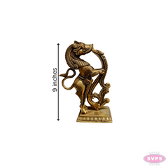 Brass Yalli / 9 inches/Home Decor