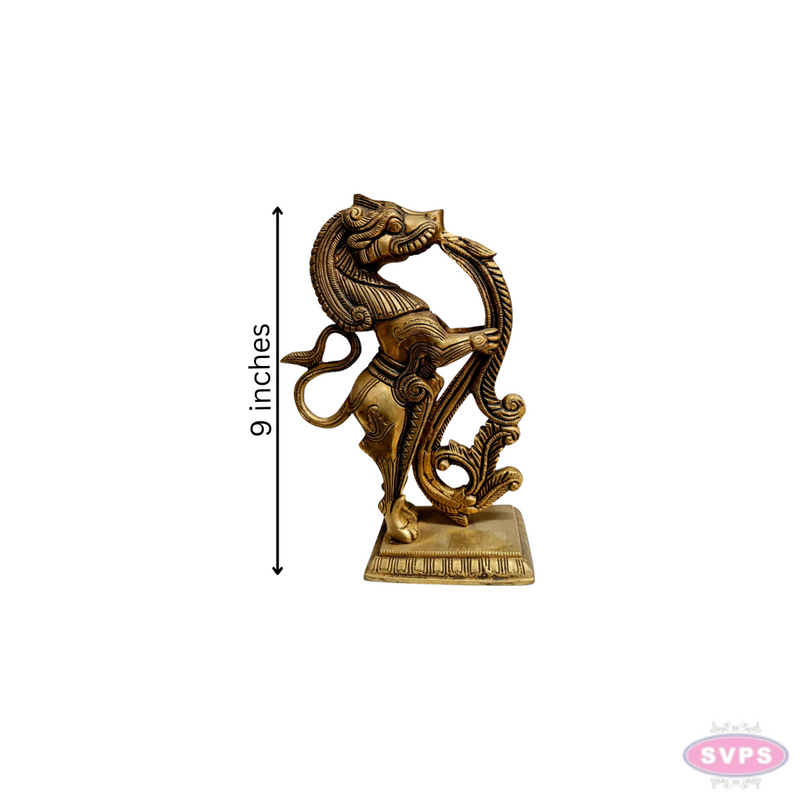 Brass Yalli / 9 inches/Home Decor