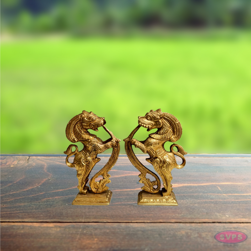 Brass Yalli Set / 4.5 Inches/Home Decor