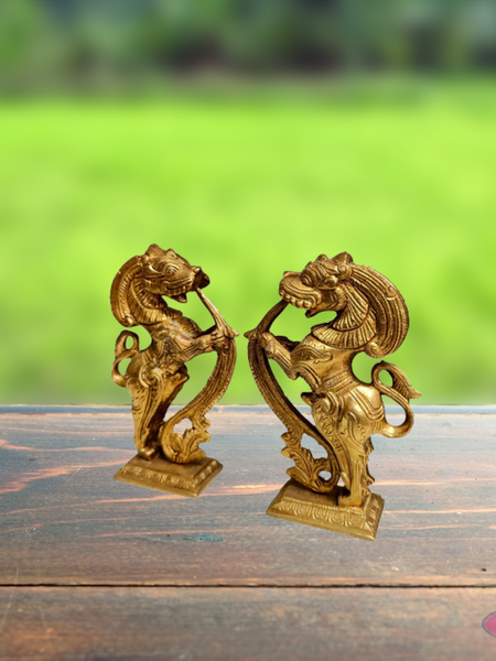 Brass Yalli Set / 4.5 Inches/Home Decor