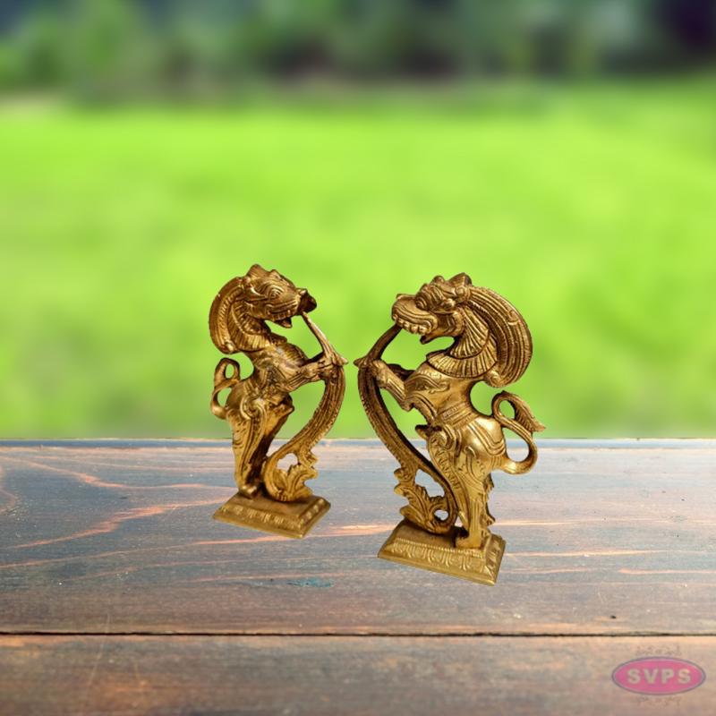 Brass Yalli Set / 4.5 Inches/Home Decor