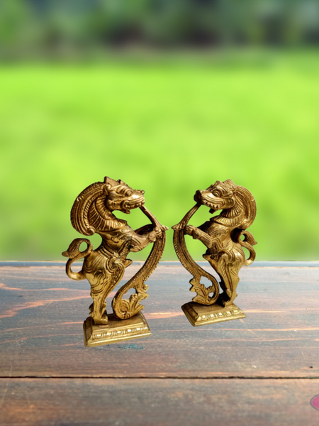 Brass Yalli Set / 4.5 Inches/Home Decor