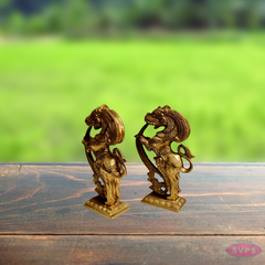 Brass Yalli Set / 4.5 Inches/Home Decor